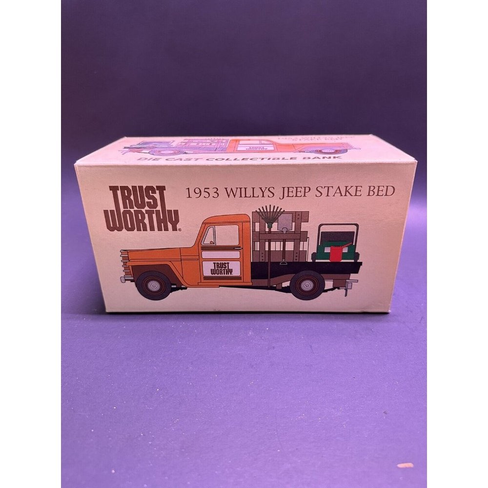 TRUSTWORTHY HARDWARE 1953 JEEP WILLYS STAKE BED TRUCK LIBERTY CLASSICS DIECAST